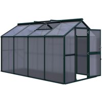 KGT Gewächshaus »Galant«, BxLxH: 2,16 x 4,08 x 2,38 m, 8,81 m², abschließbar – gruen KGT Gewächshaus »Galant«, BxLxH: 2,16 x 4,08 x 2,38 m, 8,81 m², abschließbar – gruen