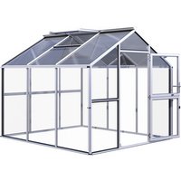 KGT Gewächshaus »Novum«, 8,41 m², silberfarben KGT Gewächshaus »Novum«, 8,41 m², silberfarben