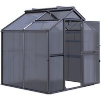 KGT Gewächshaus »Galant«, BxL: 2.16 x 2.38 m – grau KGT Gewächshaus »Galant«, BxL: 2.16 x 2.38 m – grau