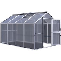 KGT Gewächshaus »Novum«, 11,14 m², silberfarben KGT Gewächshaus »Novum«, 11,14 m², silberfarben