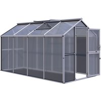 KGT Gewächshaus »Galant«, BxLxH: 2,16 x 4,08 x 2,38 m, 8,81 m², abschließbar – grau Rabatt: 20 % KGT Gewächshaus »Galant«, BxLxH: 2,16 x 4,08 x 2,38 m, 8,81 m², abschließbar – grau Rabatt: 20 %