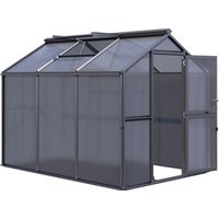 KGT Gewächshaus »Galant«, BxLxH: 2,16 x 3,08 x 2,38 m, 6,65 m², abschließbar – grau KGT Gewächshaus »Galant«, BxLxH: 2,16 x 3,08 x 2,38 m, 6,65 m², abschließbar – grau