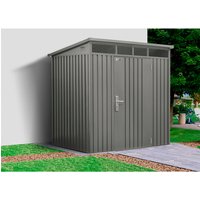 Mr. GARDENER Metallgerätehaus, Pultdach, LxBxH: 197x146x201 cm, quarzgrau Mr. GARDENER Metallgerätehaus, Pultdach, LxBxH: 197x146x201 cm, quarzgrau