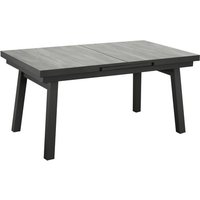 BELLAVISTA Diningtisch »Sydney«, BxHxT: 160 – 210 x 77 x 90 cm, Tischplatte: Keramikfliesen – grau | schwarz BELLAVISTA Diningtisch »Sydney«, BxHxT: 160 – 210 x 77 x 90 cm, Tischplatte: Keramikfliesen – grau | schwarz