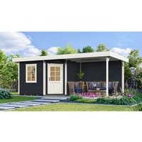 WEKA Gartenhaus »213«, Holz, BxHxT: 586 x 237 x 278 cm (Außenmaße inkl. Dachüberstand) – grau WEKA Gartenhaus »213«, Holz, BxHxT: 586 x 237 x 278 cm (Außenmaße inkl. Dachüberstand) – grau