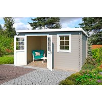 LASITA MAJA Gartenhaus »Amira«, BxHxT: 400 x 210,9 x 313,9 cm (Außenmaße inkl. Dachüberstand), Holz – grau LASITA MAJA Gartenhaus »Amira«, BxHxT: 400 x 210,9 x 313,9 cm (Außenmaße inkl. Dachüberstand), Holz – grau