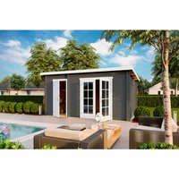 LASITA MAJA Gartenhaus »Belmont«, BxHxT: 465 x 222,3 x 318,9 cm (Außenmaße inkl. Dachüberstand), Holz - grau | Fichte | 44,43 m² LASITA MAJA Gartenhaus »Belmont«, BxHxT: 465 x 222,3 x 318,9 cm (Außenmaße inkl. Dachüberstand), Holz - grau | Fichte | 44,43 m²