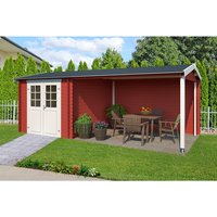 LASITA MAJA Gartenhaus »Ivana«, BxHxT:  340 x 228 x 312,6 cm (Außenmaße inkl. Dachüberstand),  Holz – rot LASITA MAJA Gartenhaus »Ivana«, BxHxT:  340 x 228 x 312,6 cm (Außenmaße inkl. Dachüberstand),  Holz – rot