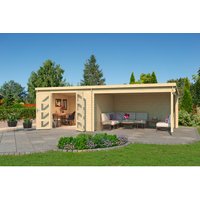 LASITA MAJA Gartenhaus »New Orleans«, BxHxT: 390 x 222,3 x 359,1 cm (Außenmaße inkl. Dachüberstand), Holz - beige | Fichte | 22,85 m² LASITA MAJA Gartenhaus »New Orleans«, BxHxT: 390 x 222,3 x 359,1 cm (Außenmaße inkl. Dachüberstand), Holz - beige | Fichte | 22,85 m²