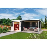 LASITA MAJA Gartenhaus »Saint Paul«, BxHxT:  240 x 222,3 x 303,9 cm (Außenmaße inkl. Dachüberstand),  Holz – grau LASITA MAJA Gartenhaus »Saint Paul«, BxHxT:  240 x 222,3 x 303,9 cm (Außenmaße inkl. Dachüberstand),  Holz – grau