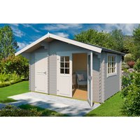 LASITA MAJA Gartenhaus »Keila«, BxHxT: 426,6 x 256,5 x 340 cm (Außenmaße inkl. Dachüberstand), Holz - grau | Fichte | 9,15 m² LASITA MAJA Gartenhaus »Keila«, BxHxT: 426,6 x 256,5 x 340 cm (Außenmaße inkl. Dachüberstand), Holz - grau | Fichte | 9,15 m²