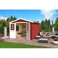 LASITA MAJA Gartenhaus »Norah«, BxHxT: 307,2 x 233,7 x 295 cm (Außenmaße inkl. Dachüberstand), Holz – rot LASITA MAJA Gartenhaus »Norah«, BxHxT: 307,2 x 233,7 x 295 cm (Außenmaße inkl. Dachüberstand), Holz – rot