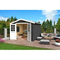 LASITA MAJA Gartenhaus »Norah«, BxHxT: 307,2 x 233,7 x 295 cm (Außenmaße inkl. Dachüberstand), Holz – grau LASITA MAJA Gartenhaus »Norah«, BxHxT: 307,2 x 233,7 x 295 cm (Außenmaße inkl. Dachüberstand), Holz – grau