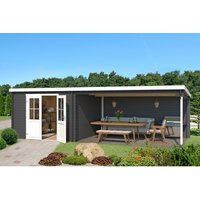 LASITA MAJA Gartenhaus »St. Louis«, BxHxT:  302 x 210,9 x 319 cm (Außenmaße inkl. Dachüberstand),  Holz – grau LASITA MAJA Gartenhaus »St. Louis«, BxHxT:  302 x 210,9 x 319 cm (Außenmaße inkl. Dachüberstand),  Holz – grau