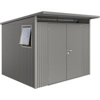 BIOHORT Gerätehaus »AvantGarde – Window Edition«, BxHxT: 260 x 218 x 260 cm (Außenmaß), Gr. A6, quarzgrau-metallic, BIOHORT Gerätehaus »AvantGarde – Window Edition«, BxHxT: 260 x 218 x 260 cm (Außenmaß), Gr. A6, quarzgrau-metallic,