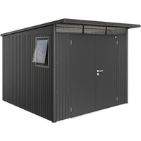 BIOHORT Gerätehaus »AvantGarde – Window Edition«, BxHxT: 260 x 217 x 300 cm (Außenmaß), Gr. A7, dunkelgrau-metallic, BIOHORT Gerätehaus »AvantGarde – Window Edition«, BxHxT: 260 x 217 x 300 cm (Außenmaß), Gr. A7, dunkelgrau-metallic,