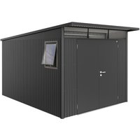 BIOHORT Gerätehaus »AvantGarde – Window Edition«, BxHxT: 260 x 222 x 380 cm (Außenmaß), Gr. A8, dunkelgrau-metallic, BIOHORT Gerätehaus »AvantGarde – Window Edition«, BxHxT: 260 x 222 x 380 cm (Außenmaß), Gr. A8, dunkelgrau-metallic,