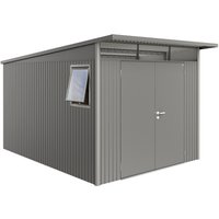 BIOHORT Gerätehaus »AvantGarde – Window Edition«, BxHxT: 260 x 222 x 380 cm (Außenmaß), Gr. A8, quarzgrau-metallic, BIOHORT Gerätehaus »AvantGarde – Window Edition«, BxHxT: 260 x 222 x 380 cm (Außenmaß), Gr. A8, quarzgrau-metallic,