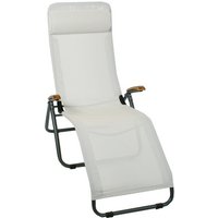 SUNGÖRL Bäderliege, BxH: 69 x 118 cm, anthrazit, klappbar – grau SUNGÖRL Bäderliege, BxH: 69 x 118 cm, anthrazit, klappbar – grau