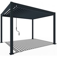 weide Pavillon, BxH: 360 x 255 cm, graphitgrau weide Pavillon, BxH: 360 x 255 cm, graphitgrau