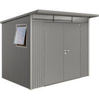 BIOHORT Gerätehaus »AvantGarde – Window Edition«, BxHxT: 260 x 218 x 220 cm (Außenmaß), Gr. A5, quarzgrau-metallic, BIOHORT Gerätehaus »AvantGarde – Window Edition«, BxHxT: 260 x 218 x 220 cm (Außenmaß), Gr. A5, quarzgrau-metallic,