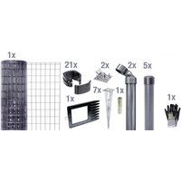 Gust. Alberts GmbH & Co. KG Set Maschendrahtzaun mit Bodenhülse »Fix-Clip Pro«, Breite: 1000cm, anthrazit – schwarz Rabatt: 20 % Gust. Alberts GmbH & Co. KG Set Maschendrahtzaun mit Bodenhülse »Fix-Clip Pro«, Breite: 1000cm, anthrazit – schwarz Rabatt: 20 %