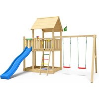 JUNGLE GYM Spielturm, Holz/HDPE Polyethylen, für Kinder ab 3 Jahre bis 10 Jahre – gruen (Rabatt: 11 %) JUNGLE GYM Spielturm, Holz/HDPE Polyethylen, für Kinder ab 3 Jahre bis 10 Jahre – gruen (Rabatt: 11 %)