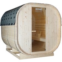 HOME DELUXE Sauna »CUBE XL«, holzfarben, Fichtenholz, BxH: 184,2 x 193,8 cm – beige HOME DELUXE Sauna »CUBE XL«, holzfarben, Fichtenholz, BxH: 184,2 x 193,8 cm – beige