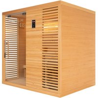 HOME DELUXE Sauna »NEOLA«, holzfarben, Tannenholz, BxH: 200 x 200 cm – beige HOME DELUXE Sauna »NEOLA«, holzfarben, Tannenholz, BxH: 200 x 200 cm – beige