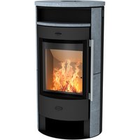 FIREPLACE Kaminofen »Durango«, grau, Speckstein, 6 kW – schwarz (Rabatt: 15 %) FIREPLACE Kaminofen »Durango«, grau, Speckstein, 6 kW – schwarz (Rabatt: 15 %)