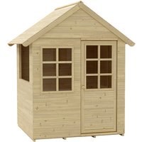 Westmann Spielhaus »Holla«, BxHxT: 121 x 140 x 97,5 cm, Kiefern- und Fichtenholz, natur – braun (Rabatt: 25 %) Westmann Spielhaus »Holla«, BxHxT: 121 x 140 x 97,5 cm, Kiefern- und Fichtenholz, natur – braun (Rabatt: 25 %)
