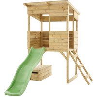 Westmann Spielhaus »Wildnis«, BxHxT: 245 x 205 x 241 cm, Holz, inkl. Rutsche – braun (Rabatt: 25 %) Westmann Spielhaus »Wildnis«, BxHxT: 245 x 205 x 241 cm, Holz, inkl. Rutsche – braun (Rabatt: 25 %)