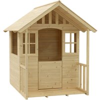 Westmann Spielhaus »Villa«, BxHxT: 121 x 140 x 137 cm, Kiefern- und Fichtenholz, natur – braun (Rabatt: 25 %) Westmann Spielhaus »Villa«, BxHxT: 121 x 140 x 137 cm, Kiefern- und Fichtenholz, natur – braun (Rabatt: 25 %)