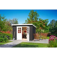 LASITA MAJA Gartenhaus »San Jose«, BxHxT: 295 x 210,9 x 268,7 cm (Außenmaße inkl. Dachüberstand), Holz – grau LASITA MAJA Gartenhaus »San Jose«, BxHxT: 295 x 210,9 x 268,7 cm (Außenmaße inkl. Dachüberstand), Holz – grau