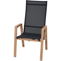 SIENA GARDEN Dining-Move-Sessel »Catania«, 67,5x111x60 cm, Aluminium, Teak-Optik/dunkelgrau SIENA GARDEN Dining-Move-Sessel »Catania«, 67,5x111x60 cm, Aluminium, Teak-Optik/dunkelgrau