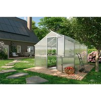 KGT Gewächshaus »Nelke«, 9,59 m², silberfarben KGT Gewächshaus »Nelke«, 9,59 m², silberfarben