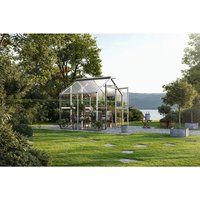 KGT Gewächshaus »Novum«, 5,68 m², silberfarben KGT Gewächshaus »Novum«, 5,68 m², silberfarben