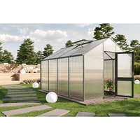 KGT Gewächshaus »Dahlie«, BxL: 2.97 x 2.76 m – gruen KGT Gewächshaus »Dahlie«, BxL: 2.97 x 2.76 m – gruen