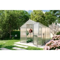 KGT Gewächshaus »Iris«, 7,53 m², silberfarben KGT Gewächshaus »Iris«, 7,53 m², silberfarben