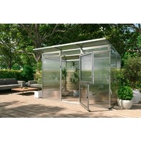 KGT Gewächshaus »Santini«, 6,06 m², silberfarben KGT Gewächshaus »Santini«, 6,06 m², silberfarben