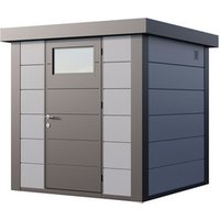 Telluria Gerätehaus »Classico«, BxHxT: 228 x 219 x 228 cm (Außenmaß inkl. Dachüberstand) – grau Telluria Gerätehaus »Classico«, BxHxT: 228 x 219 x 228 cm (Außenmaß inkl. Dachüberstand) – grau