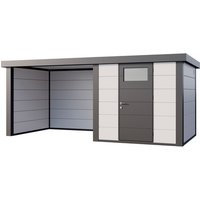 Telluria Gerätehaus »Classico«, BxHxT: 616 x 219 x 258 cm (Außenmaß inkl. Dachüberstand) – weiss Telluria Gerätehaus »Classico«, BxHxT: 616 x 219 x 258 cm (Außenmaß inkl. Dachüberstand) – weiss