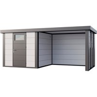 Telluria Gerätehaus »Classico«, BxHxT: 616 x 219 x 258 cm (Außenmaß inkl. Dachüberstand) – weiss Telluria Gerätehaus »Classico«, BxHxT: 616 x 219 x 258 cm (Außenmaß inkl. Dachüberstand) – weiss