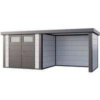 Telluria Gerätehaus »Classico«, BxHxT: 643,8 x 219 x 258 cm (Außenmaß inkl. Dachüberstand) – weiss Telluria Gerätehaus »Classico«, BxHxT: 643,8 x 219 x 258 cm (Außenmaß inkl. Dachüberstand) – weiss