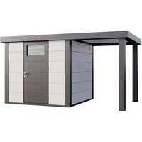 Telluria Gerätehaus »Classico«, BxHxT: 616 x 219 x 258 cm (Außenmaß inkl. Dachüberstand) – weiss Telluria Gerätehaus »Classico«, BxHxT: 616 x 219 x 258 cm (Außenmaß inkl. Dachüberstand) – weiss