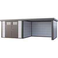 Telluria Gerätehaus »Classico«, BxHxT: 676 x 219 x 318 cm (Außenmaß inkl. Dachüberstand) – weiss Telluria Gerätehaus »Classico«, BxHxT: 676 x 219 x 318 cm (Außenmaß inkl. Dachüberstand) – weiss