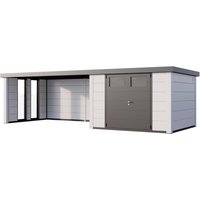 Telluria Gerätehaus »Classico«, BxHxT: 676 x 219 x 318 cm (Außenmaß inkl. Dachüberstand) – weiss Telluria Gerätehaus »Classico«, BxHxT: 676 x 219 x 318 cm (Außenmaß inkl. Dachüberstand) – weiss