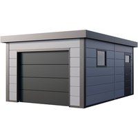 Telluria Garage, BxT: 358 x 538 cm (Außenmaße) – grau Telluria Garage, BxT: 358 x 538 cm (Außenmaße) – grau