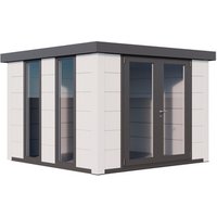 Telluria Gerätehaus »Luminato«, BxHxT: 318 x 219 x 318 cm (Außenmaß inkl. Dachüberstand) – weiss Telluria Gerätehaus »Luminato«, BxHxT: 318 x 219 x 318 cm (Außenmaß inkl. Dachüberstand) – weiss