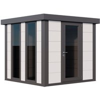 Telluria Gerätehaus »Luminato«, BxHxT: 258 x 219 x 258 cm (Außenmaß inkl. Dachüberstand) – weiss Telluria Gerätehaus »Luminato«, BxHxT: 258 x 219 x 258 cm (Außenmaß inkl. Dachüberstand) – weiss